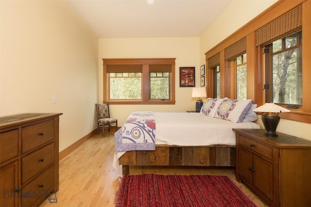 526 Chief Joseph, Big Sky, MT 59716 - bedroom featuring multiple windows and light wood-style flooring