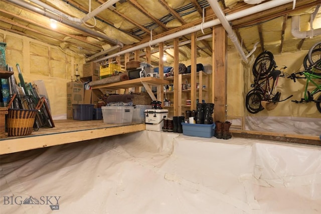 526 Chief Joseph, Big Sky, MT 59716 - view of unfinished below grade area