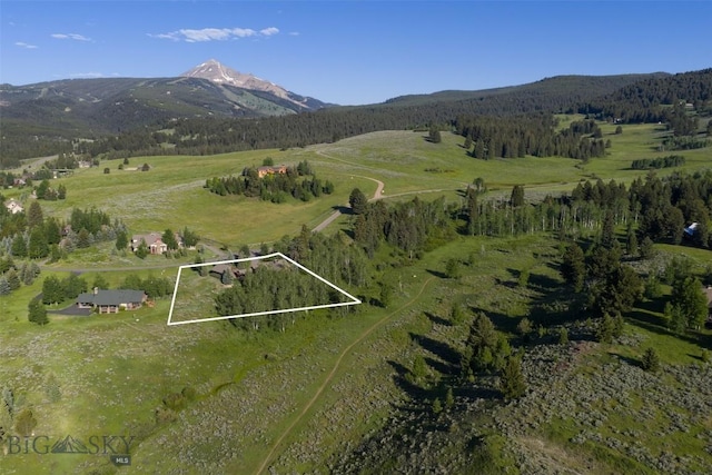526 Chief Joseph, Big Sky, MT 59716 - view of mountain backdrop with rural landscape