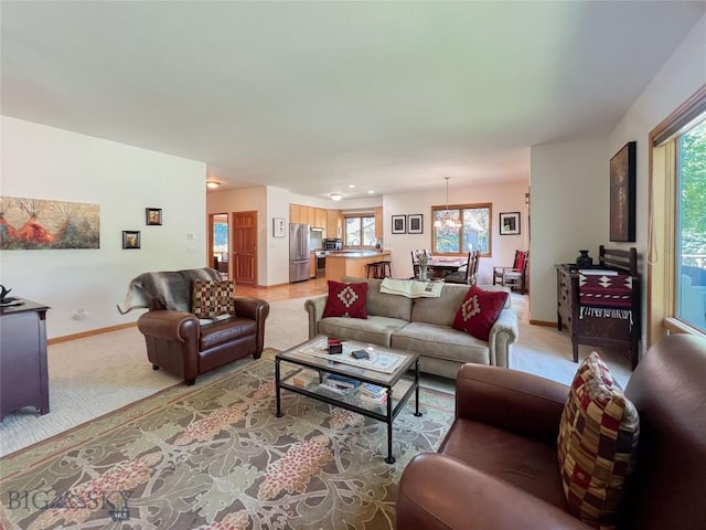 1031 Boylan, Bozeman, MT 59715 - living area with light colored carpet and healthy amount of natural light