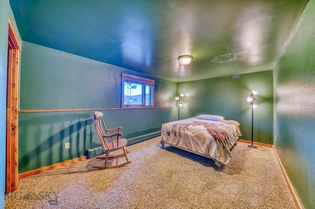 8799 Huffman Ln, Bozeman, MT 59715 - bedroom with carpet floors and a textured wall