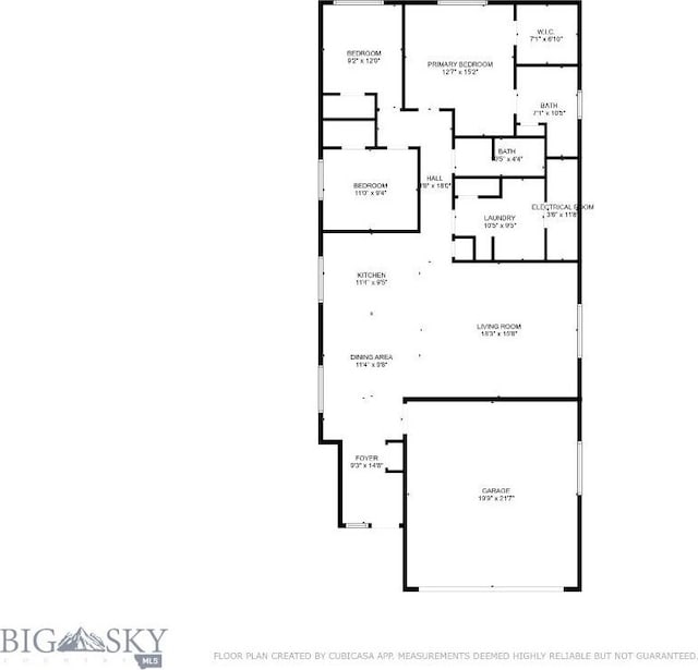 616 W Adams St, Three Forks, MT 59752 - view of property floor plan