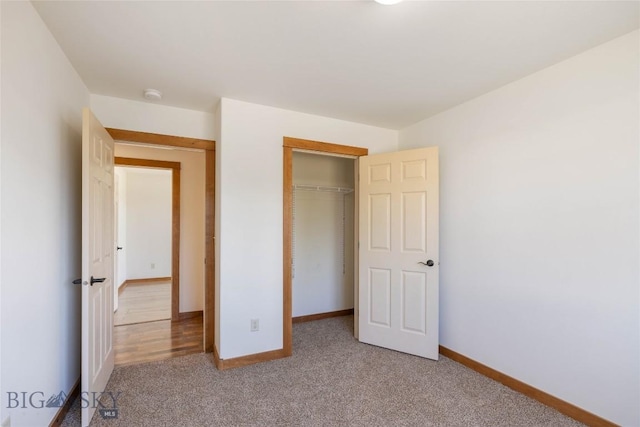 616 W Adams St, Three Forks, MT 59752 - unfurnished bedroom featuring light carpet and a closet