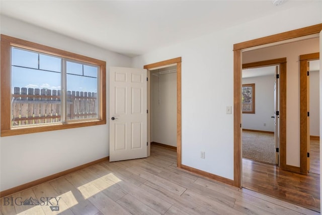 616 W Adams St, Three Forks, MT 59752 - unfurnished bedroom featuring light wood-style floors and baseboards