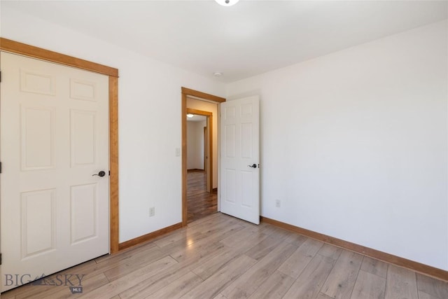616 W Adams St, Three Forks, MT 59752 - empty room featuring baseboards and light wood finished floors