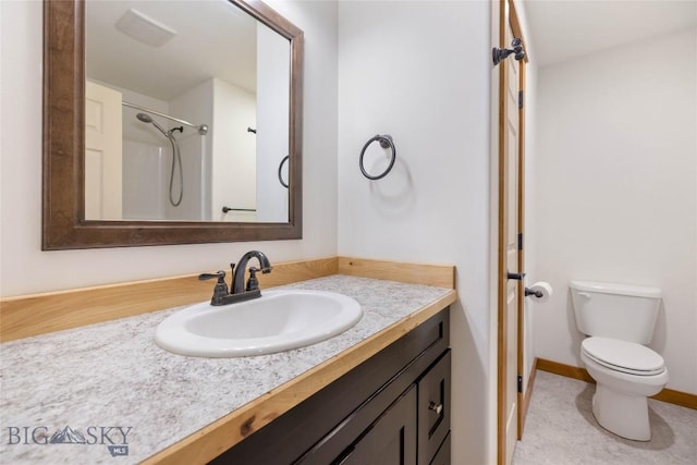 616 W Adams St, Three Forks, MT 59752 - bathroom featuring vanity and a shower