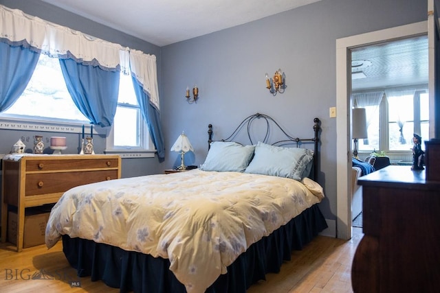 300 Holmes, Butte, MT 59701 - bedroom featuring light wood finished floors