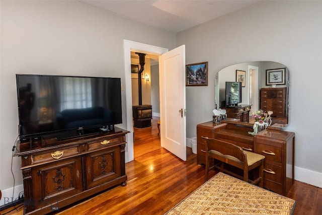 300 Holmes, Butte, MT 59701 - bedroom featuring wood finished floors and arched walkways