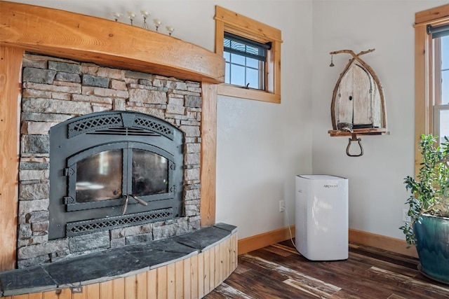 219 Rolling Glen Ranch Loop, Three Forks, MT 59752 - detailed view of wood finished floors and baseboards