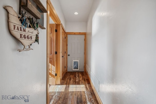219 Rolling Glen Ranch Loop, Three Forks, MT 59752 - hallway featuring wood finished floors