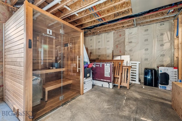 219 Rolling Glen Ranch Loop, Three Forks, MT 59752 - unfinished basement with a relaxing sauna