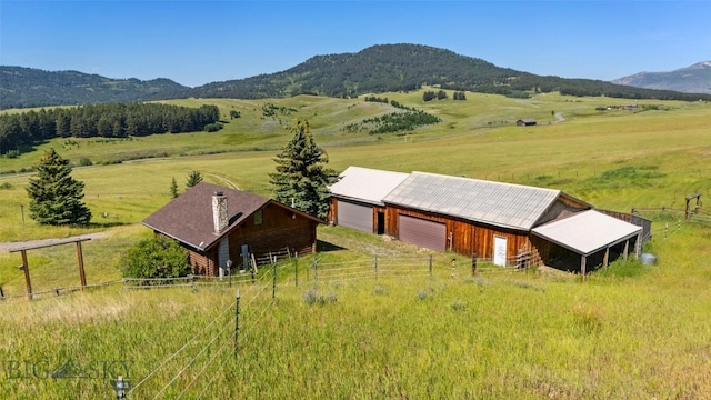 3500 Jackson Creek Rd, Bozeman, MT 59715 - view of mountain backdrop with rural landscape and agricultural land