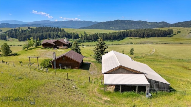 3500 Jackson Creek Rd, Bozeman, MT 59715 - view of mountain backdrop featuring rural landscape and a pastoral area
