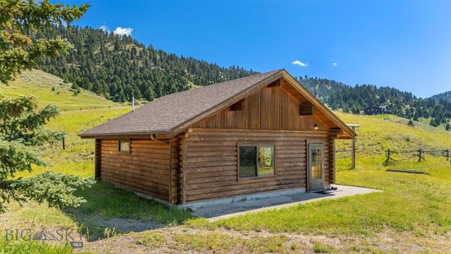 3500 Jackson Creek Rd, Bozeman, MT 59715 - view of outbuilding featuring a mountain view and a forest view