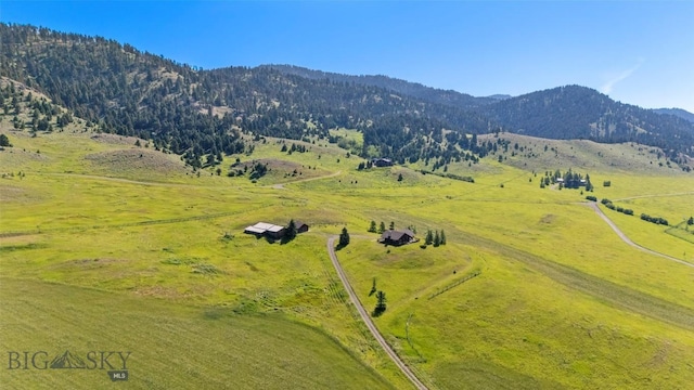 3500 Jackson Creek Rd, Bozeman, MT 59715 - overview of rural landscape with a mountainous background and a pastoral area