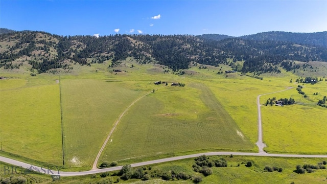 3500 Jackson Creek Rd, Bozeman, MT 59715 - aerial view of sparsely populated area with a mountain backdrop