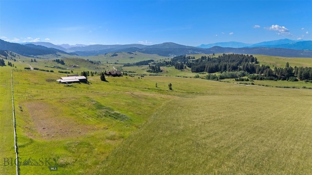 3500 Jackson Creek Rd, Bozeman, MT 59715 - mountain view featuring rural landscape and agricultural land