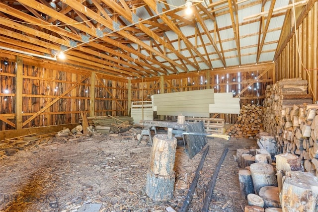 3500 Jackson Creek Rd, Bozeman, MT 59715 - miscellaneous room featuring vaulted ceiling