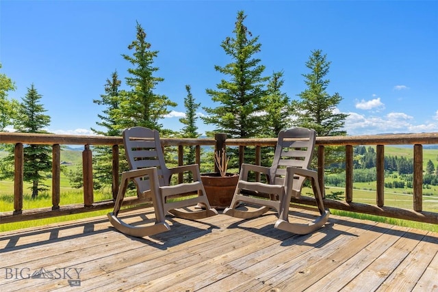 3500 Jackson Creek Rd, Bozeman, MT 59715 - view of wooden deck