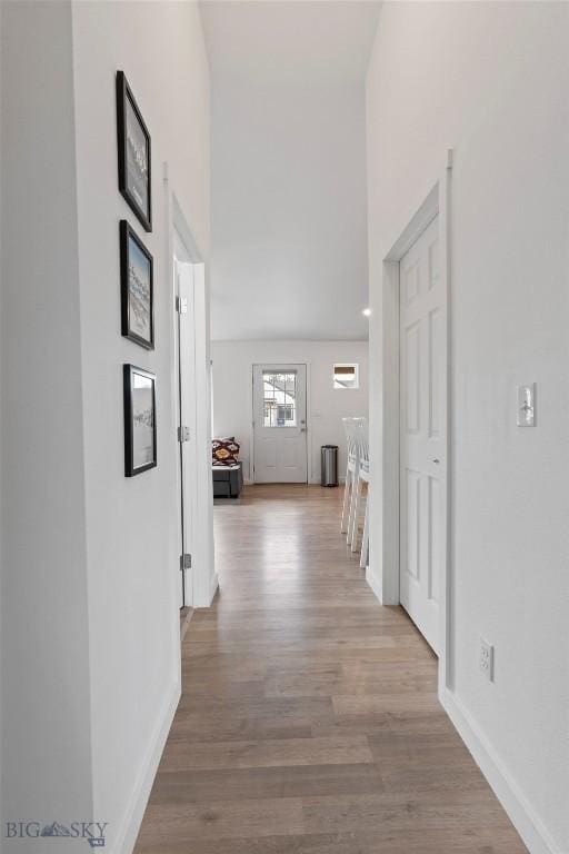 402 Brookline St Unit B, Livingston, MT 59047 - hallway featuring wood finished floors