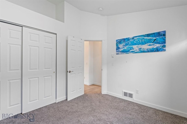 402 Brookline St Unit B, Livingston, MT 59047 - unfurnished bedroom featuring carpet floors and a closet