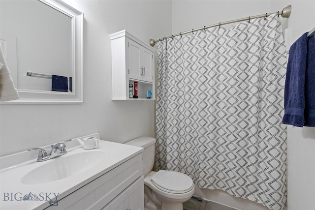 402 Brookline St Unit B, Livingston, MT 59047 - bathroom featuring vanity and a shower with shower curtain