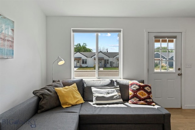 402 Brookline St Unit B, Livingston, MT 59047 - living room with wood finished floors