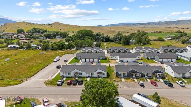 402 Brookline St Unit B, Livingston, MT 59047 - aerial perspective of suburban area with a mountainous background