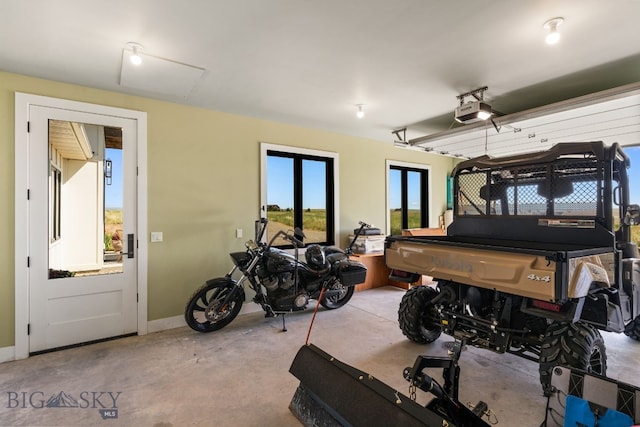 120 Horseshoe Loop, Harrison, MT 59735 - garage with a garage door opener and baseboards