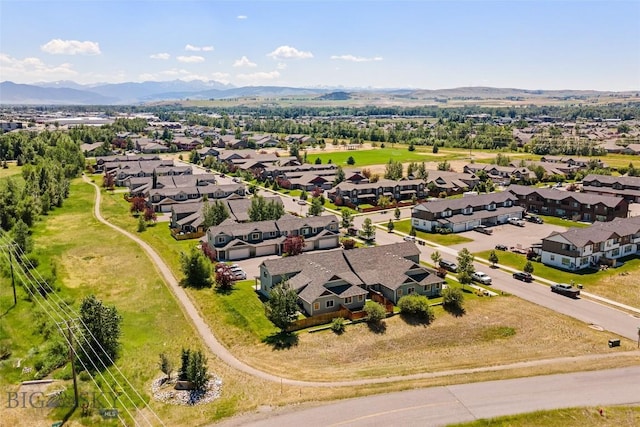 160 Tail Feather Ln Unit D, Bozeman, MT 59718 - aerial perspective of suburban area featuring mountains