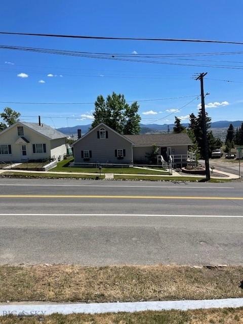 619 Daly St W, Walkerville, MT 59701 - view of front of house featuring a mountain view