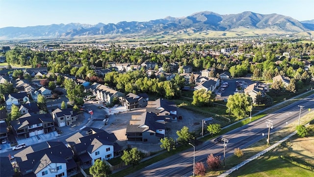 740 Rogers Way Unit B, Bozeman, MT 59718 - aerial view of property and surrounding area with a mountainous background and nearby suburban area