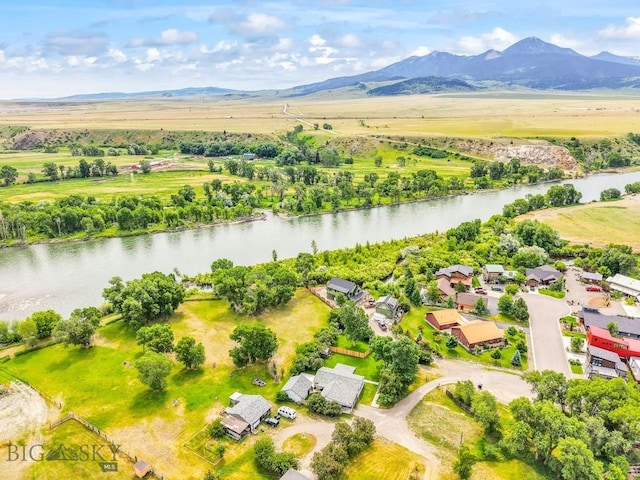 2 Harris Pl, Livingston, MT 59047 - aerial view of residential area featuring a water and mountain view