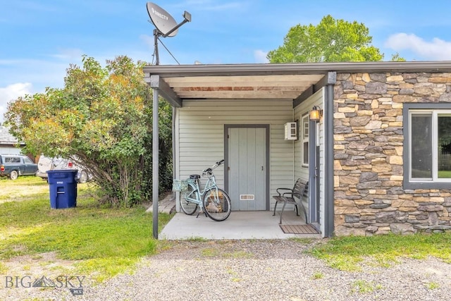 2 Harris Pl, Livingston, MT 59047 - view of exterior entry with stone siding