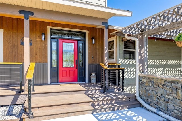 915 Point Of Rocks Rd, Whitehall, MT 59759 - doorway to property featuring a porch