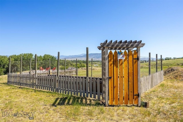 915 Point Of Rocks Rd, Whitehall, MT 59759 - gate featuring a mountain view