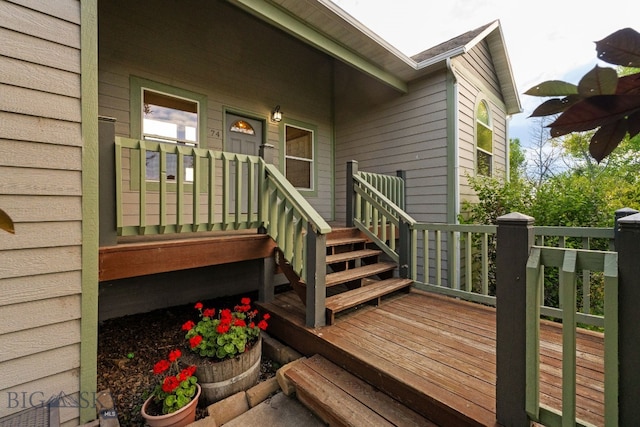 74 W Clara Ct, Bozeman, MT 59718 - view of wooden terrace