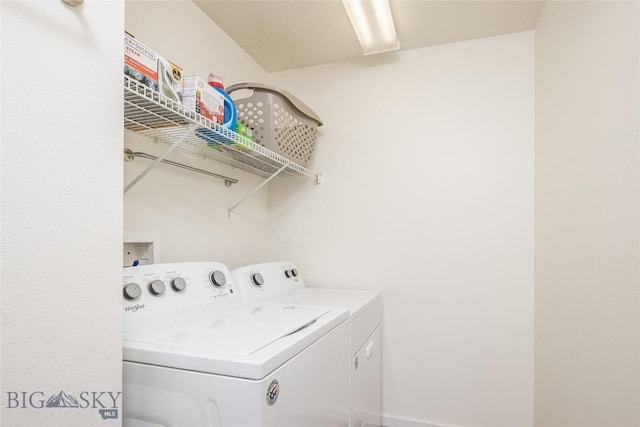 344 Candlelight Meadow Dr, Big Sky, MT 59716 - laundry room featuring washer and dryer