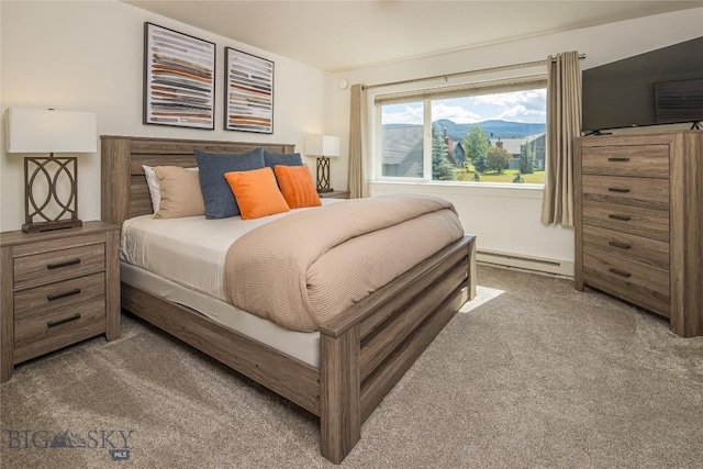 344 Candlelight Meadow Dr, Big Sky, MT 59716 - carpeted bedroom with baseboard heating