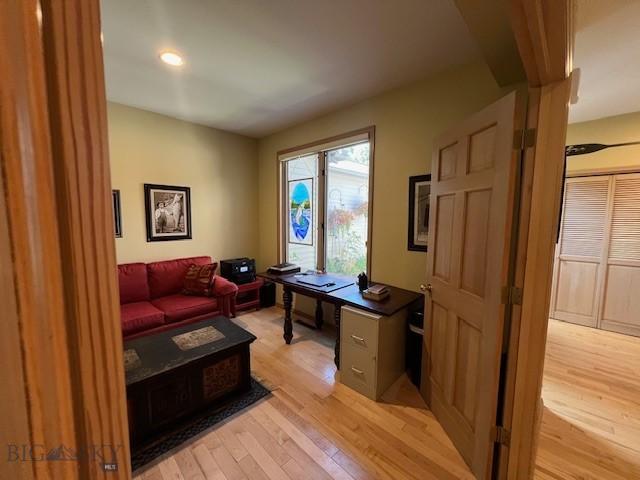 3 Gallatin Unit B, Bozeman, MT 59718 - office space with light wood-style flooring and recessed lighting