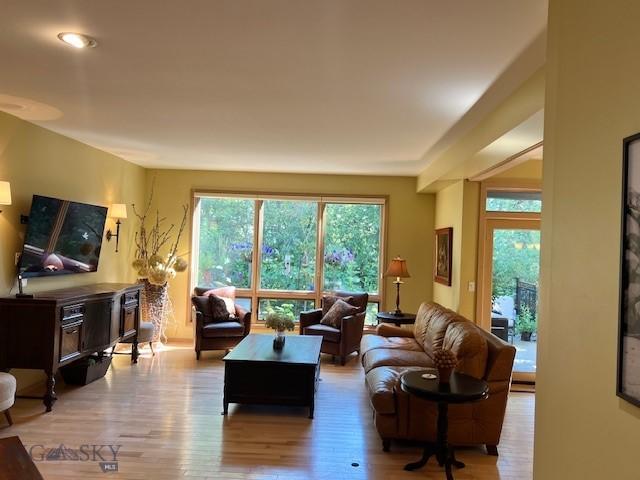 3 Gallatin Unit B, Bozeman, MT 59718 - living room featuring wood finished floors
