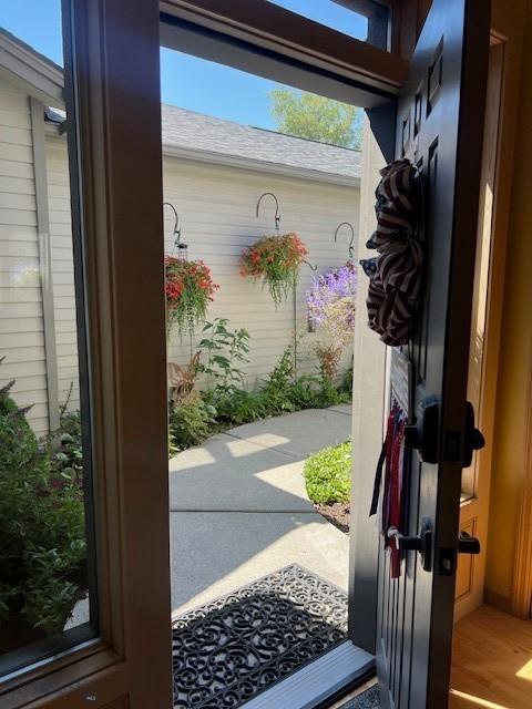 3 Gallatin Unit B, Bozeman, MT 59718 - doorway to outside with wood finished floors