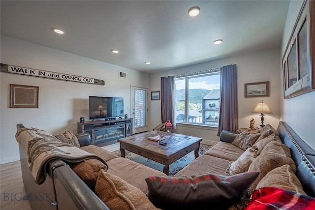 2221D Willow Dr Unit 128, Livingston, MT 59047 - living room with wood finished floors and recessed lighting