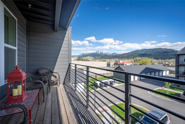 2221D Willow Dr Unit 128, Livingston, MT 59047 - balcony featuring a mountain view