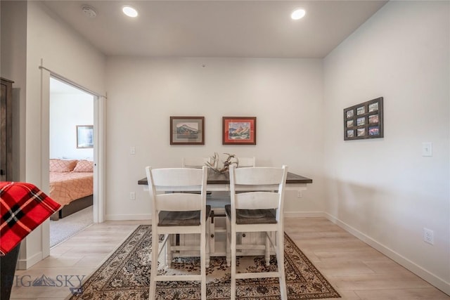 2221D Willow Dr Unit 128, Livingston, MT 59047 - dining space with recessed lighting and light wood-type flooring