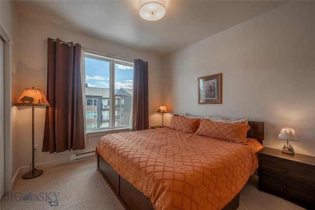 2221D Willow Dr Unit 128, Livingston, MT 59047 - carpeted bedroom with baseboard heating and baseboards