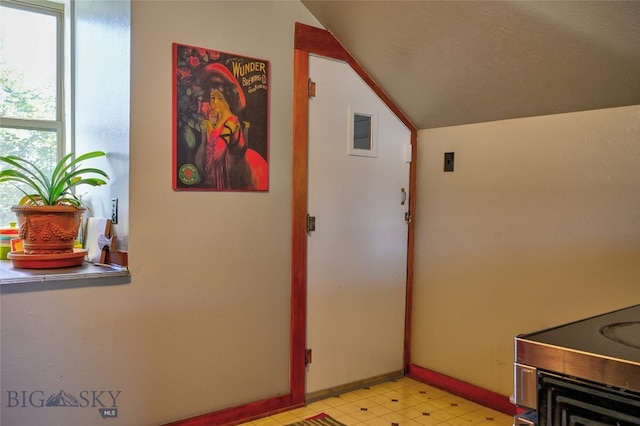 716 W Pine St, Missoula, MT 59802 - interior space featuring lofted ceiling and light flooring