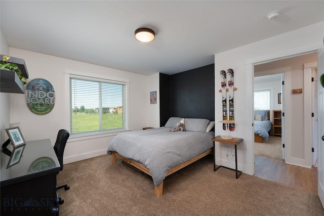 3090 Meah Ln, Bozeman, MT 59718 - carpeted bedroom with baseboards and a desk