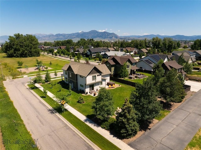 3090 Meah Ln, Bozeman, MT 59718 - aerial perspective of suburban area with mountains