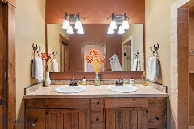 58 Upper Moose Hill Rd, Big Sky, MT 59716 - bathroom featuring double vanity